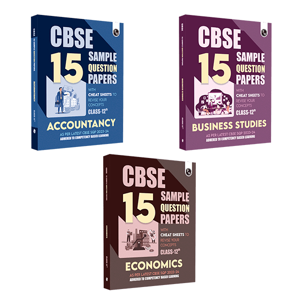 CBSE 15 Sample Question Papers Class 12 Accountancy, Business Studies, Economics for 2024 Exam (Mock Test Paper) Adhering to Competency - Based Learning | Embedded Videos and Cheat Sheet for Revision | PYQ 2023 Solved Paper