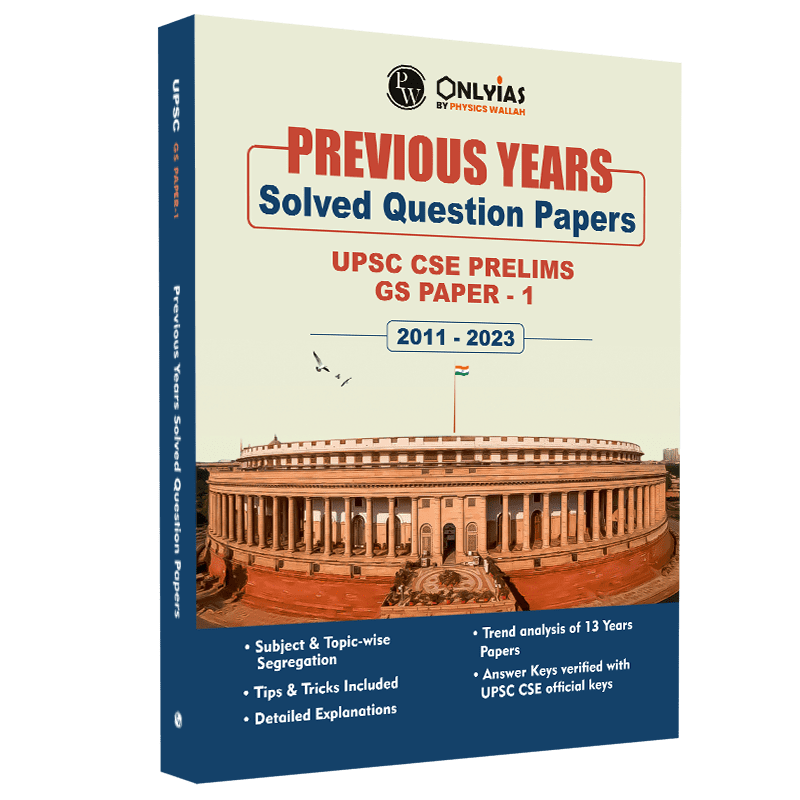 PW UPSC Prelims Previous Years (2011-2023) Solved Question Papers | Civil Services Exam For 2024 Exam