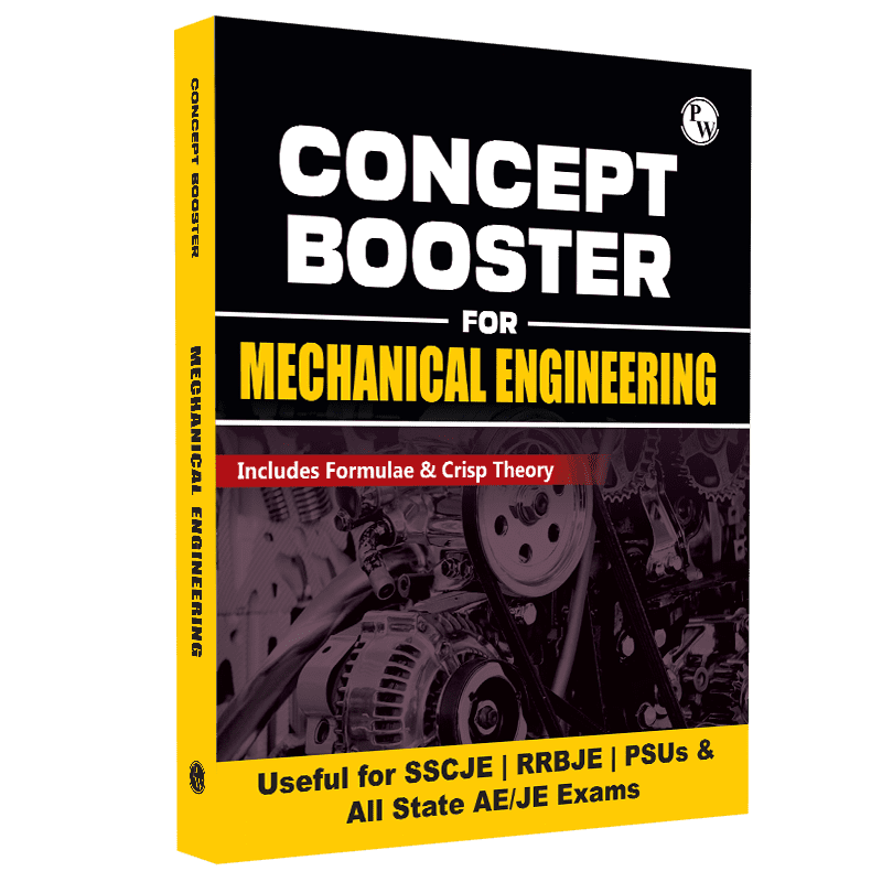 Concept Booster Mechanical Engineering for SSC JE, PSUs, RRB JE, All State AE/JE Exams | Formulas and Concise Concepts