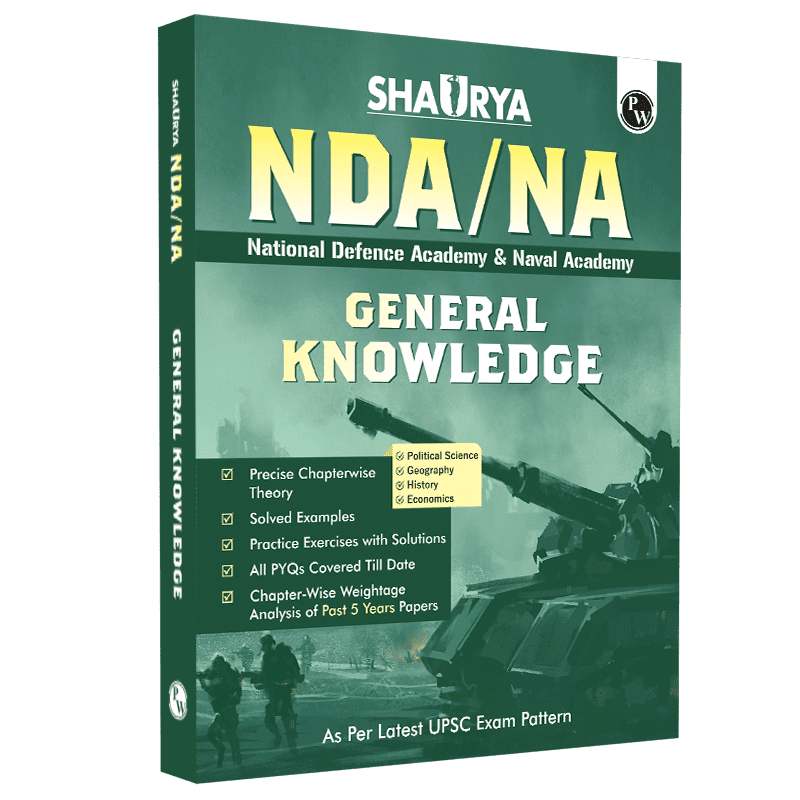 Shaurya NDA/NA General Ability General Knowledge Book | National Defence Academy & Naval Academy Entrance Examination For 2024