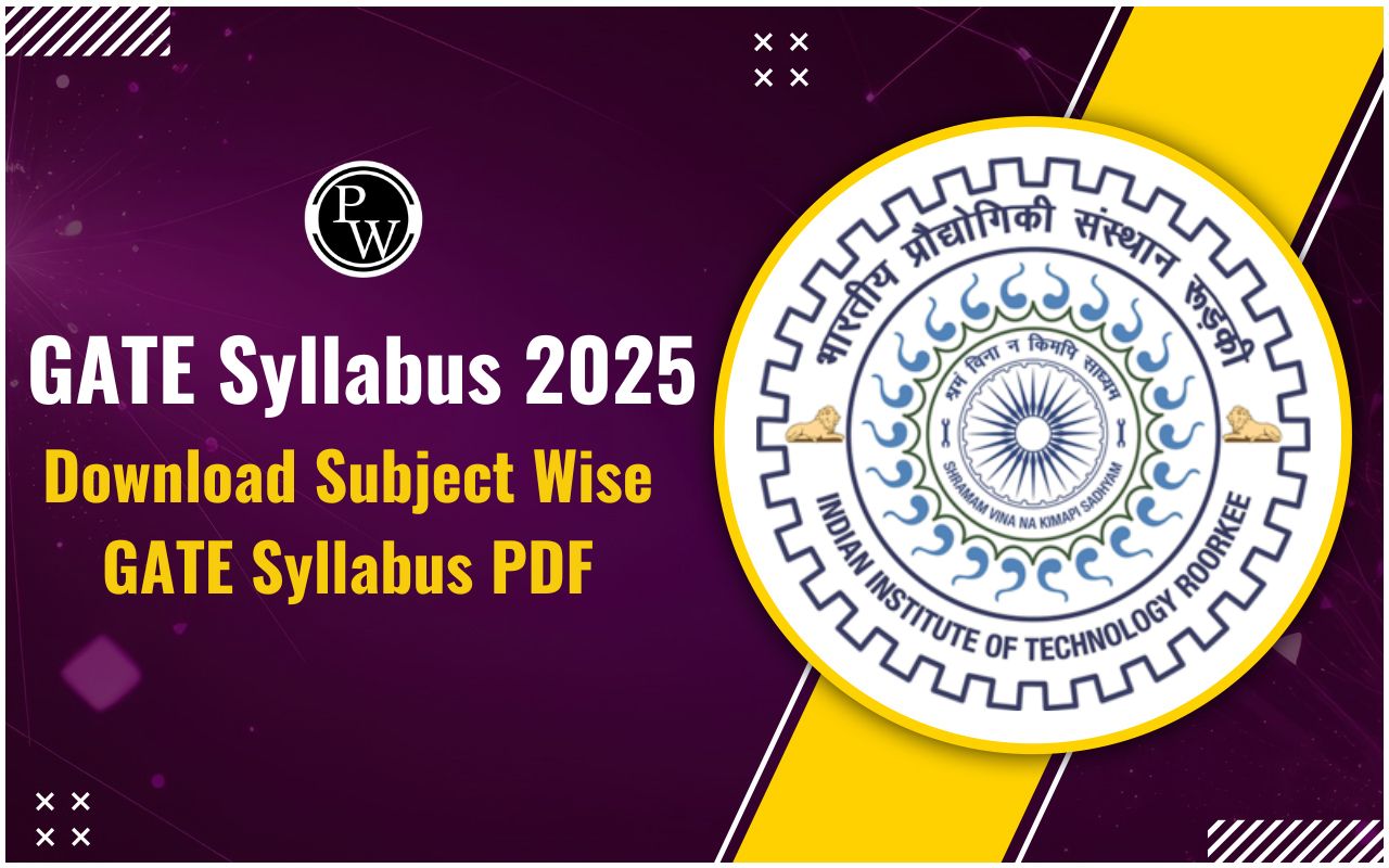 Subject Wise GATE 2025 Syllabus PDF
