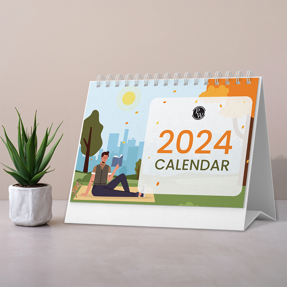 PW | 2024 Desk Calendar | 21 x 14.8 cm | Wiro Bound