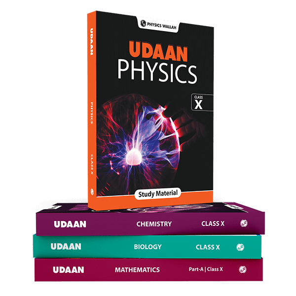 UDAAN for Class 10th Physics, Chemistry, Mathematics Part A & B, Biology (2024 Edition) Combo Set of 5 Books