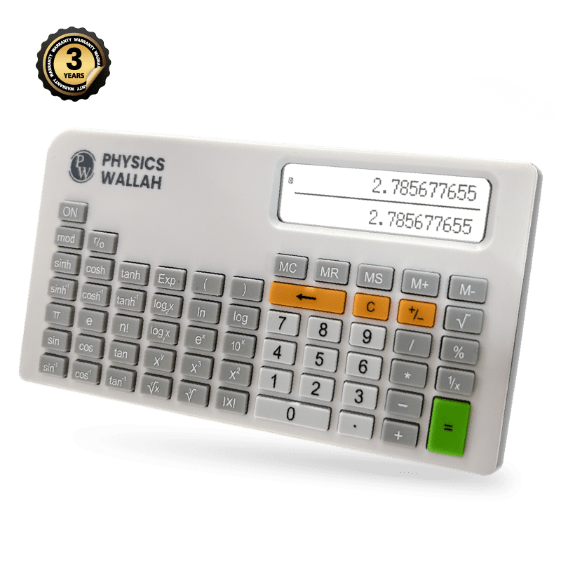 PW Scientific Calculator | Dot-Matrix LCD Screen | White