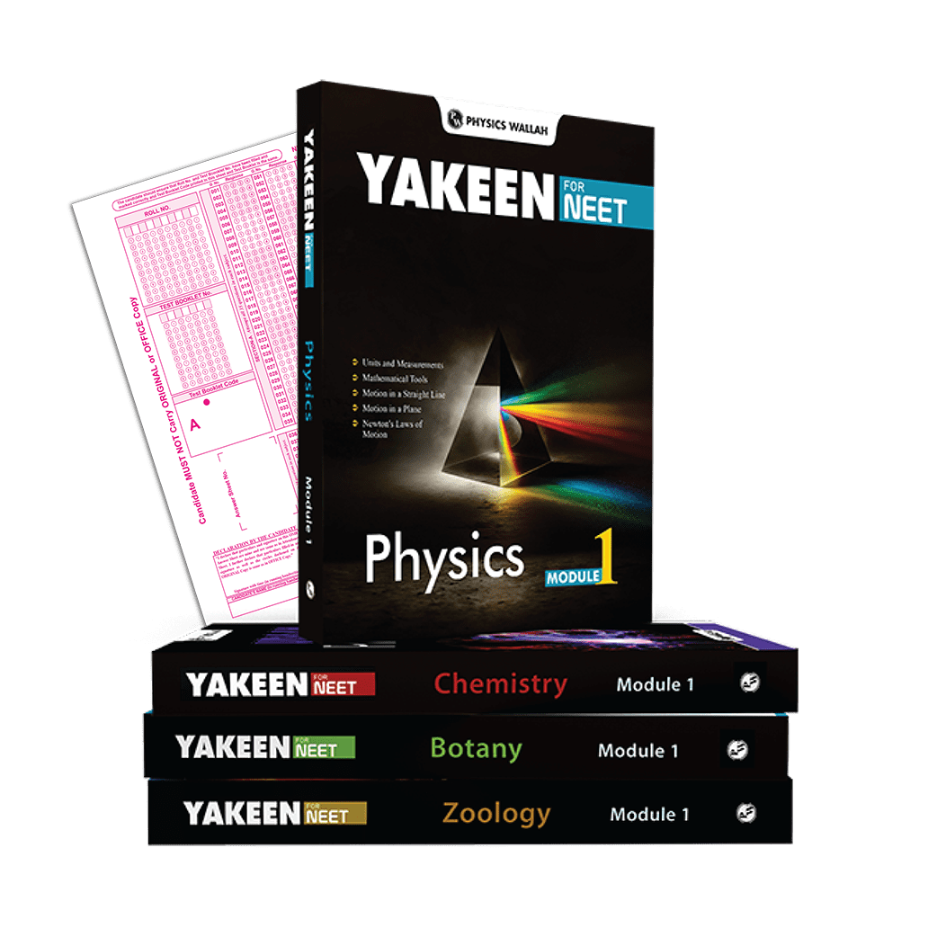 Yakeen for NEET Droppers Physics, Chemistry, Botany and Zoology Modules with Solutions & 30 OMR Sheets (2024 Edition) Combo Set of 24 Books
