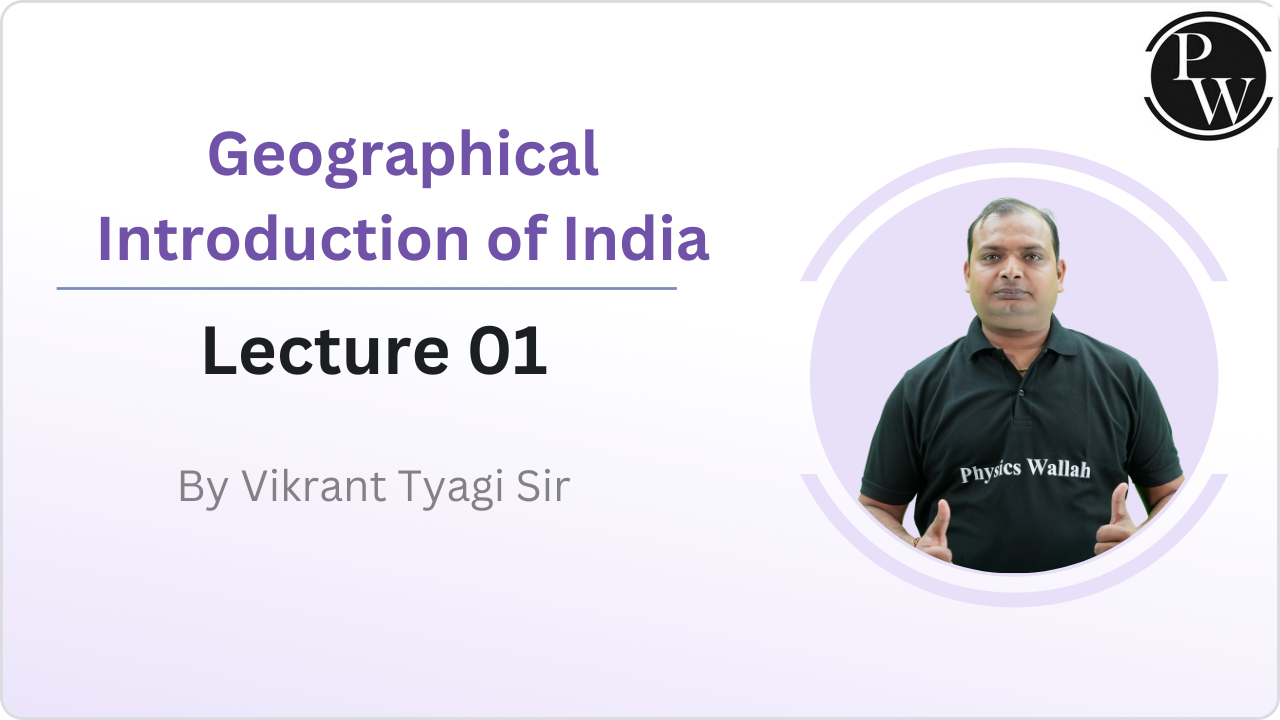 Geographical Introduction of India 01 