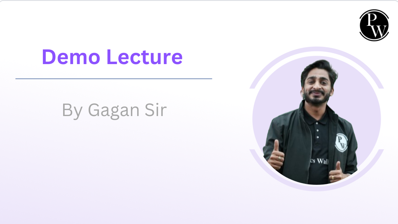 Demo Lecture By Gagan sir
