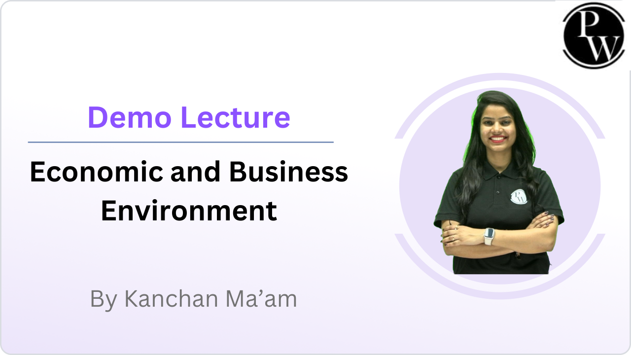 Demo Lecture of Economic and Business Environment