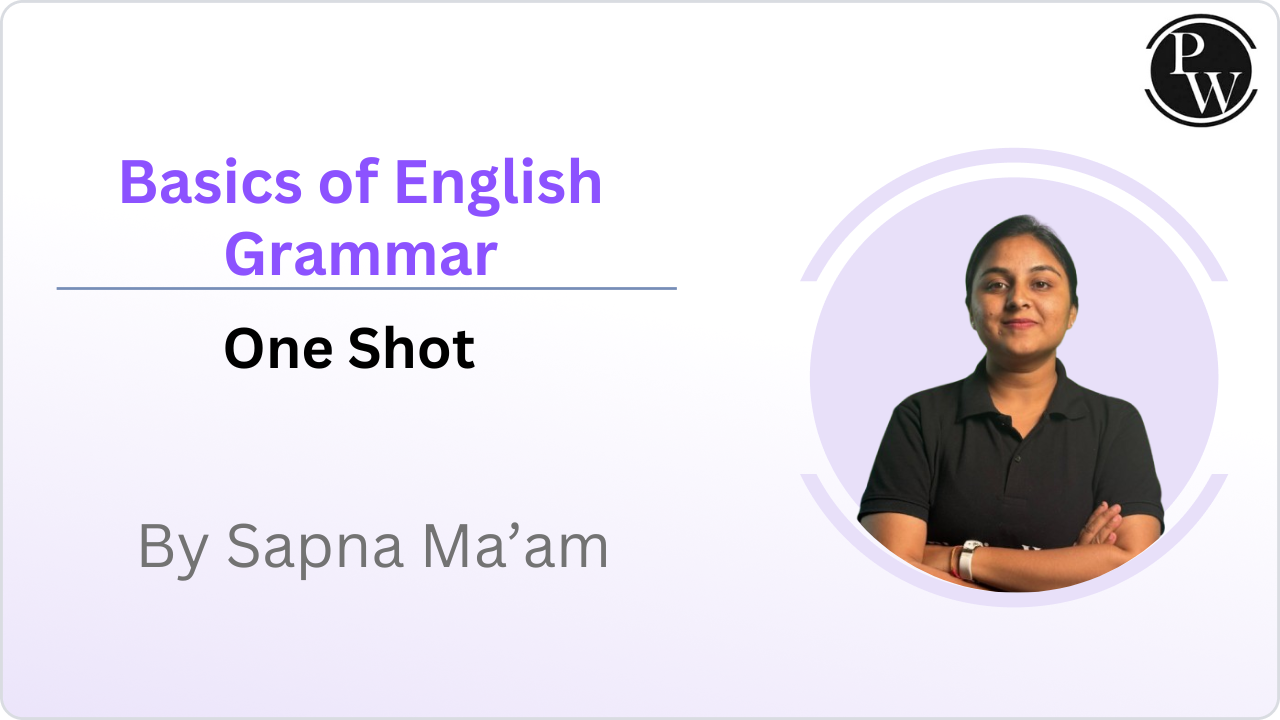 Basics of English Grammar || One Shot