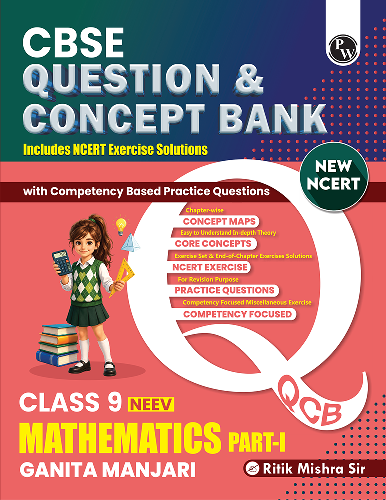 Question and Concept Bank for Class 9 Maths Part _ 01 (Digital Book)