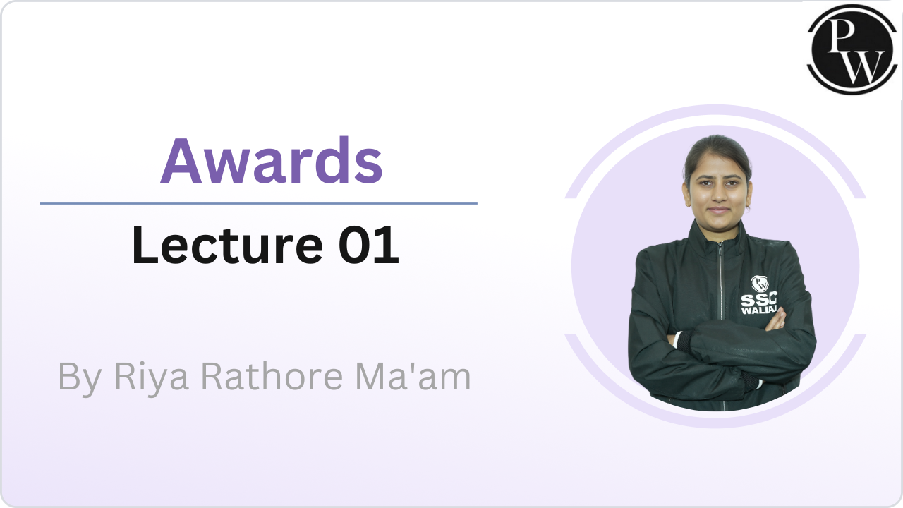 Awards : Lecture 01