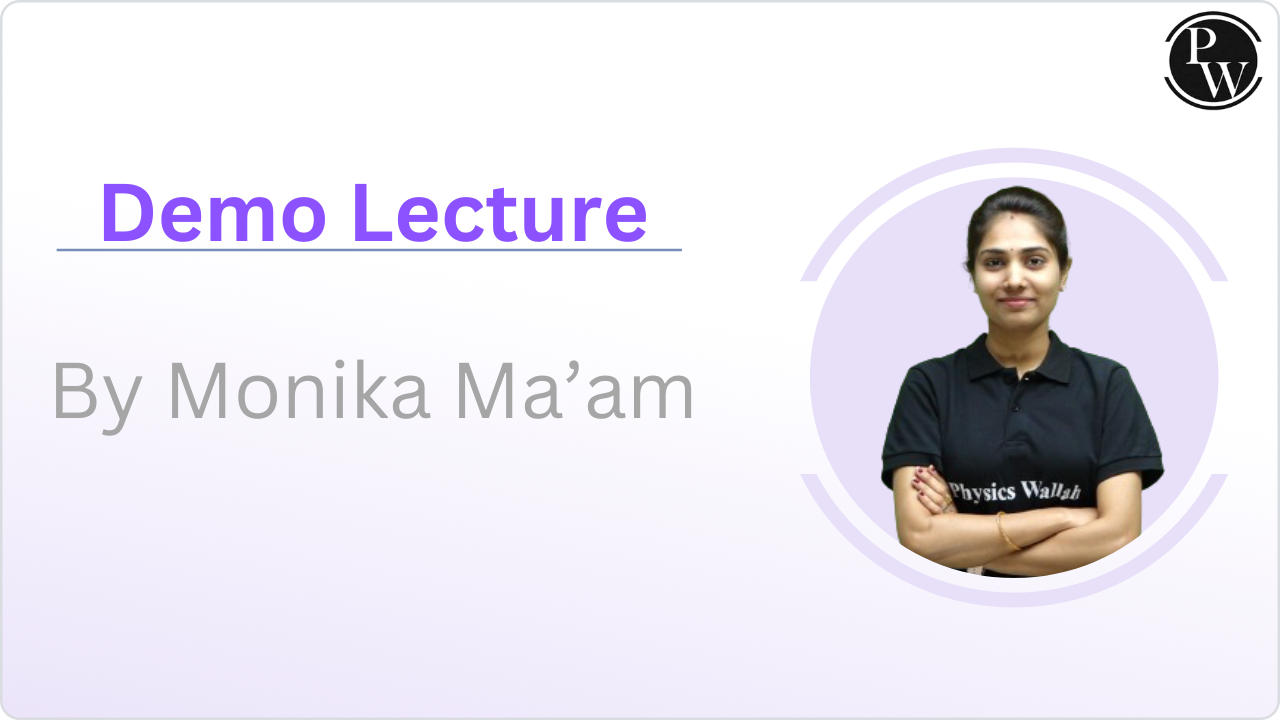 Demo Lecture : Monika Ambule Ma'am