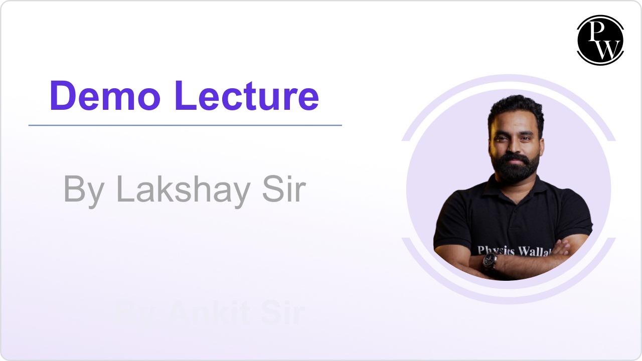 Demo Lecture by Lakshay Sir