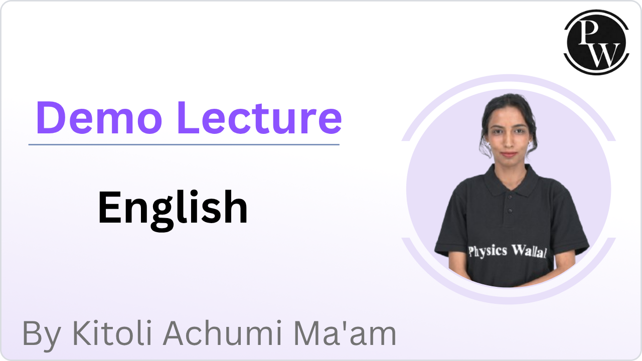 Demo Lecture By Kitoli Ma'am