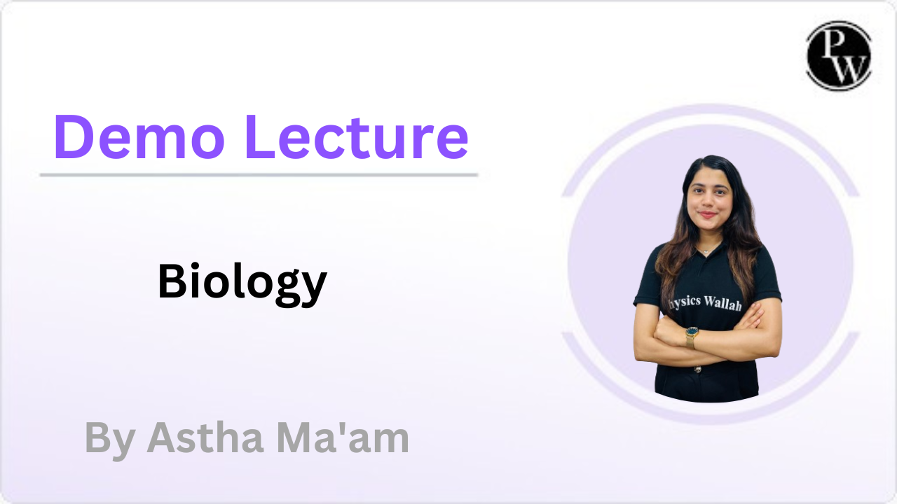 Demo Lecture by Astha Ma'am