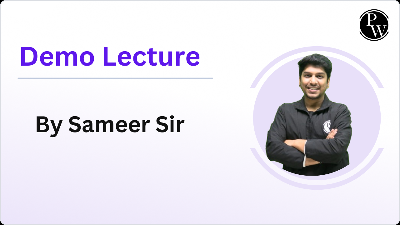 Demo Lecture By Sameer Sir