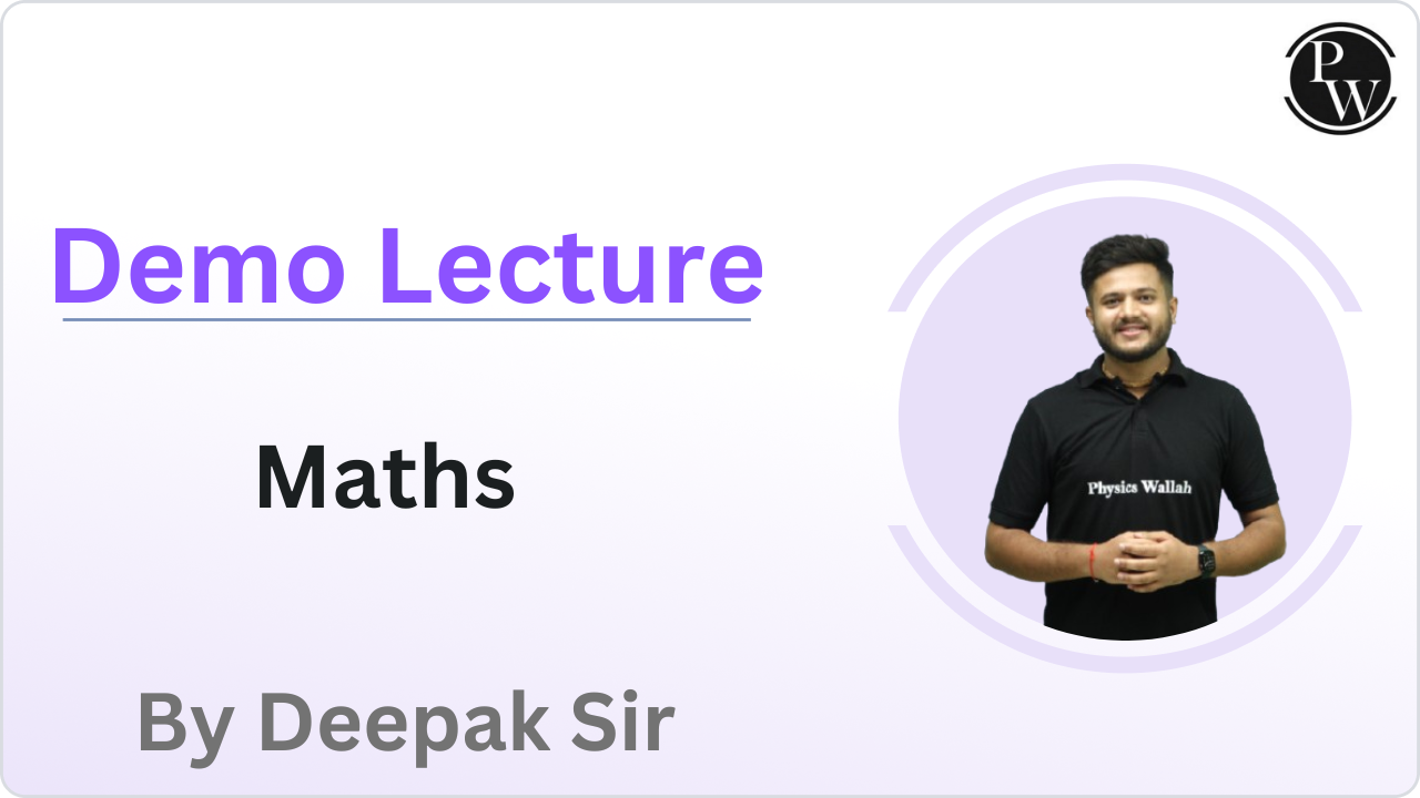 Demo Lecture by Deepak Sir