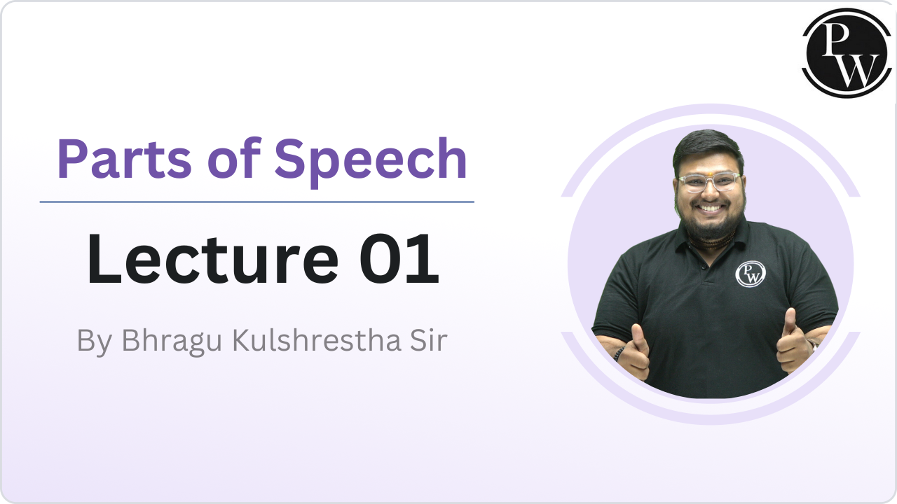 Parts of Speech 01