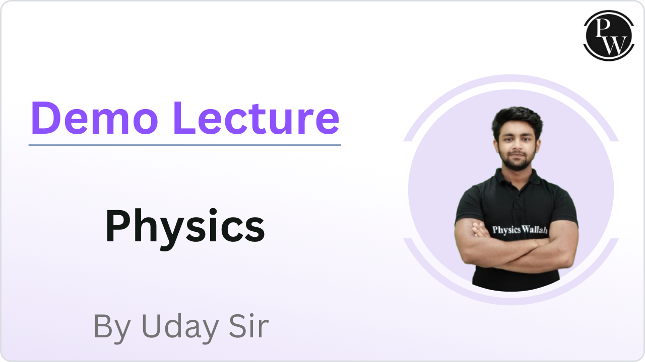 Demo Lecture by Uday sir