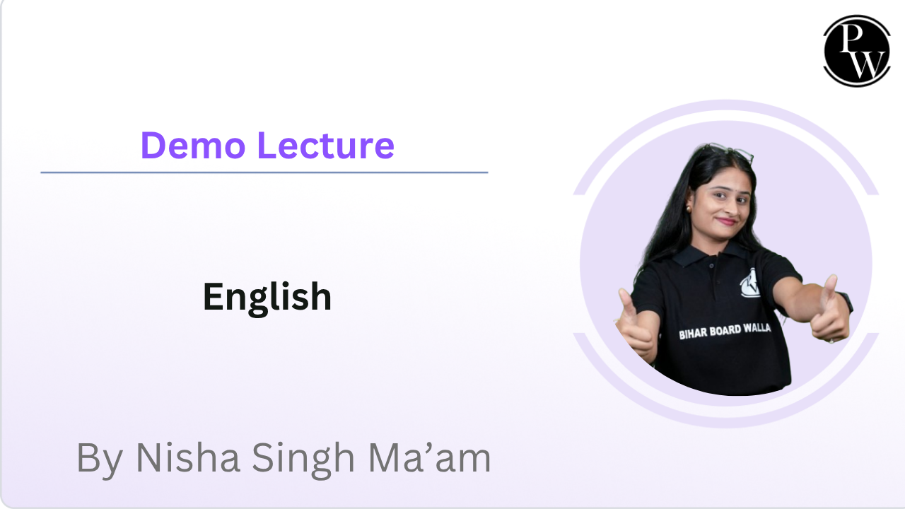  Demo Lecture By Nisha Ma'am
