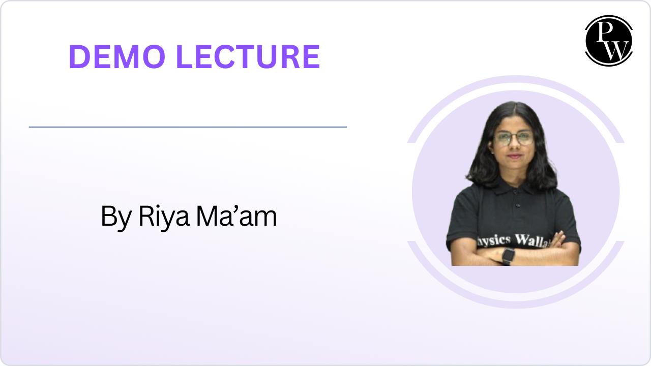 Demo Lecture : English || Riya Ma'am