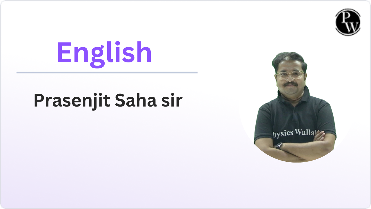 Demo Lecture : Prasenjit Saha sir