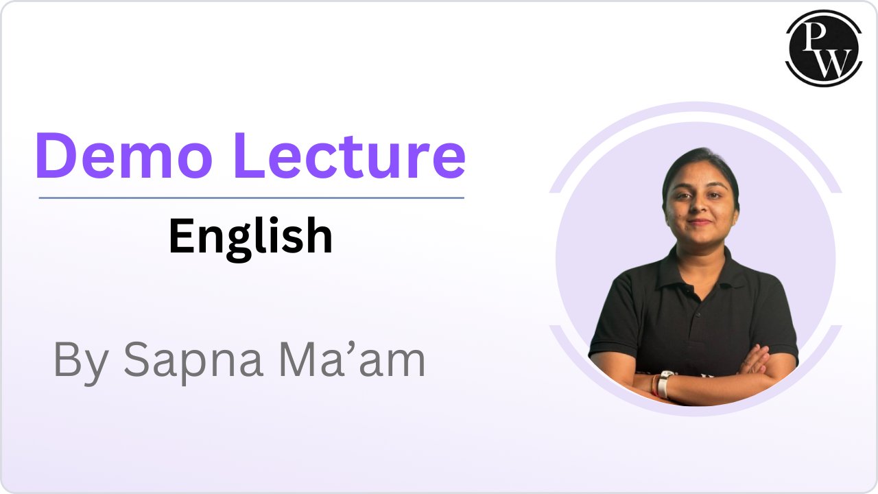 Demo Lecture By Sapna Ma’am || English