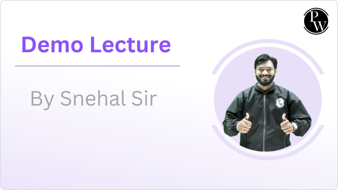 Demo Lecture : Snehal Sir
