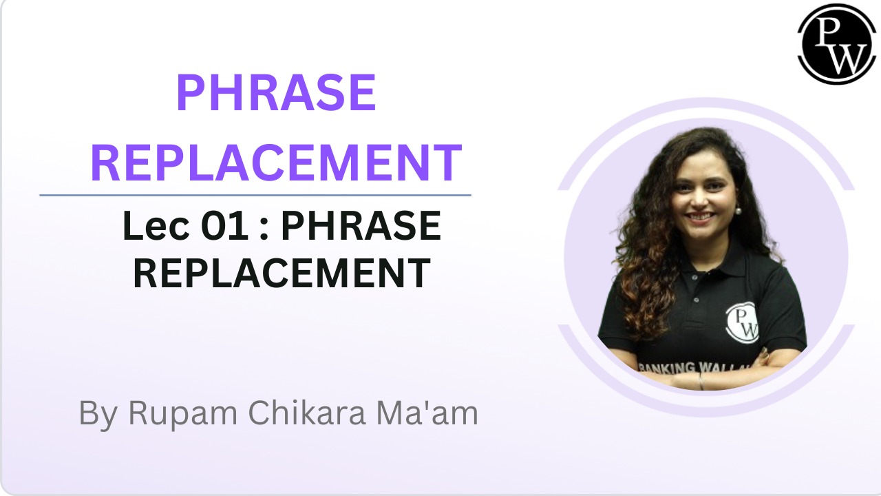 PHRASE REPLACEMENT 01 : PHRASE REPLACEMENT