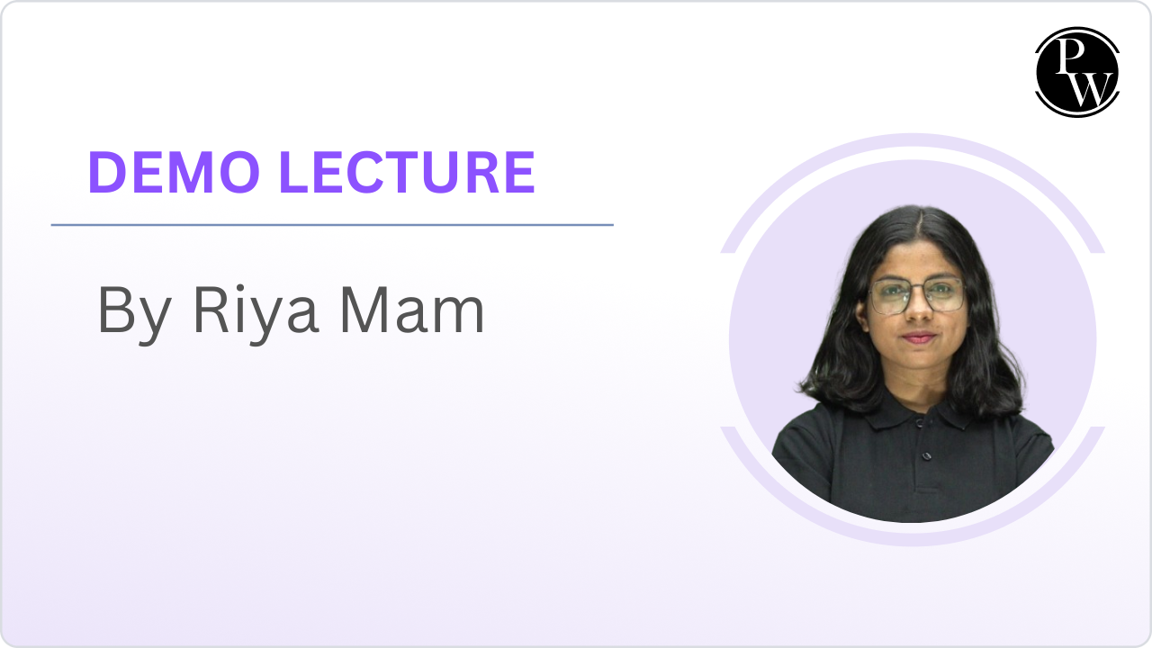  Demo Lecture : Geography || Riya Ma'am 