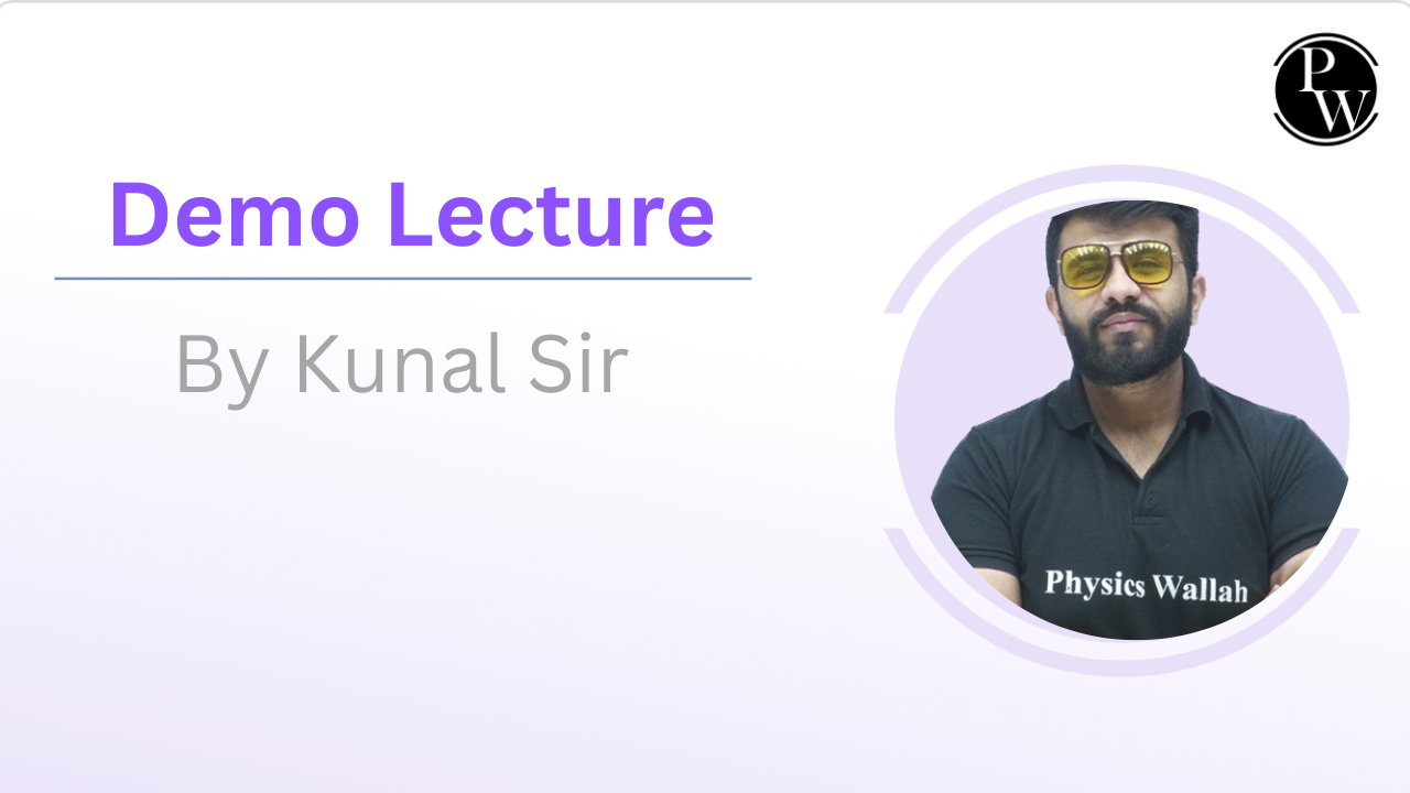 Demo Lecture By Kunal Sir || Only Video