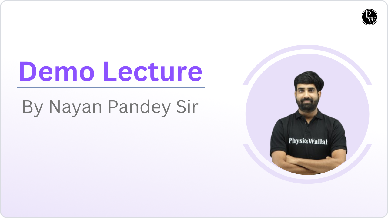 Demo Lecture by Nayan Pandey Sir || Only Video