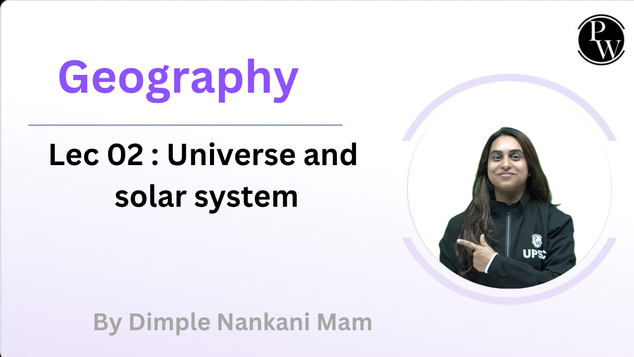 Geography 02 : Universe and solar system