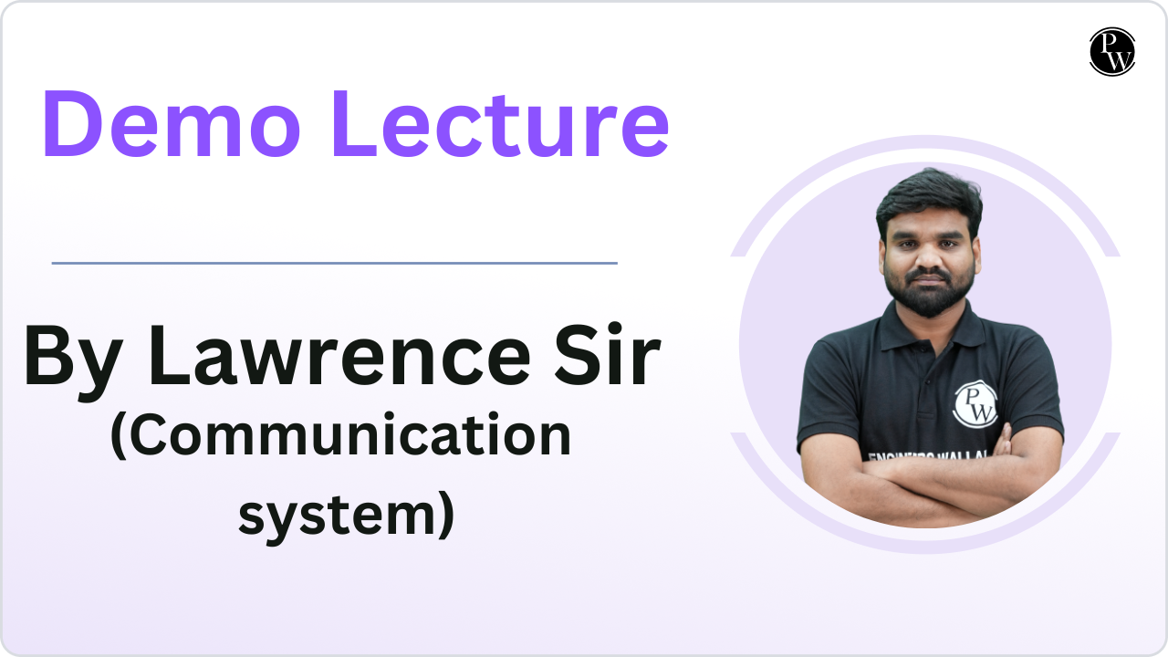 Demo Lecture Lawrence Sir (Communication system)
