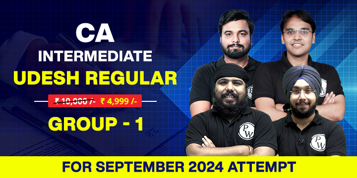 CA Intermediate Udesh Regular September 2024 Group 1