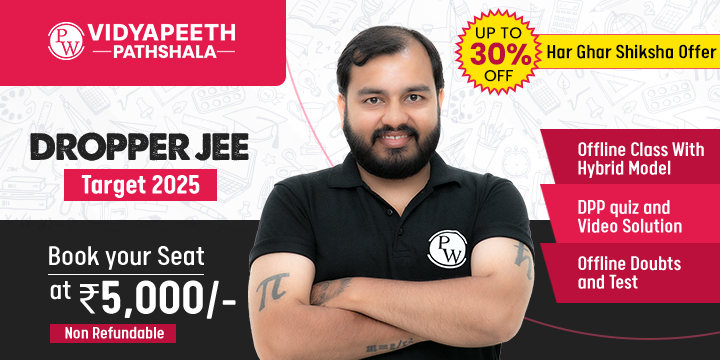 Vidyapeeth Pathshala DROPPER JEE 2025