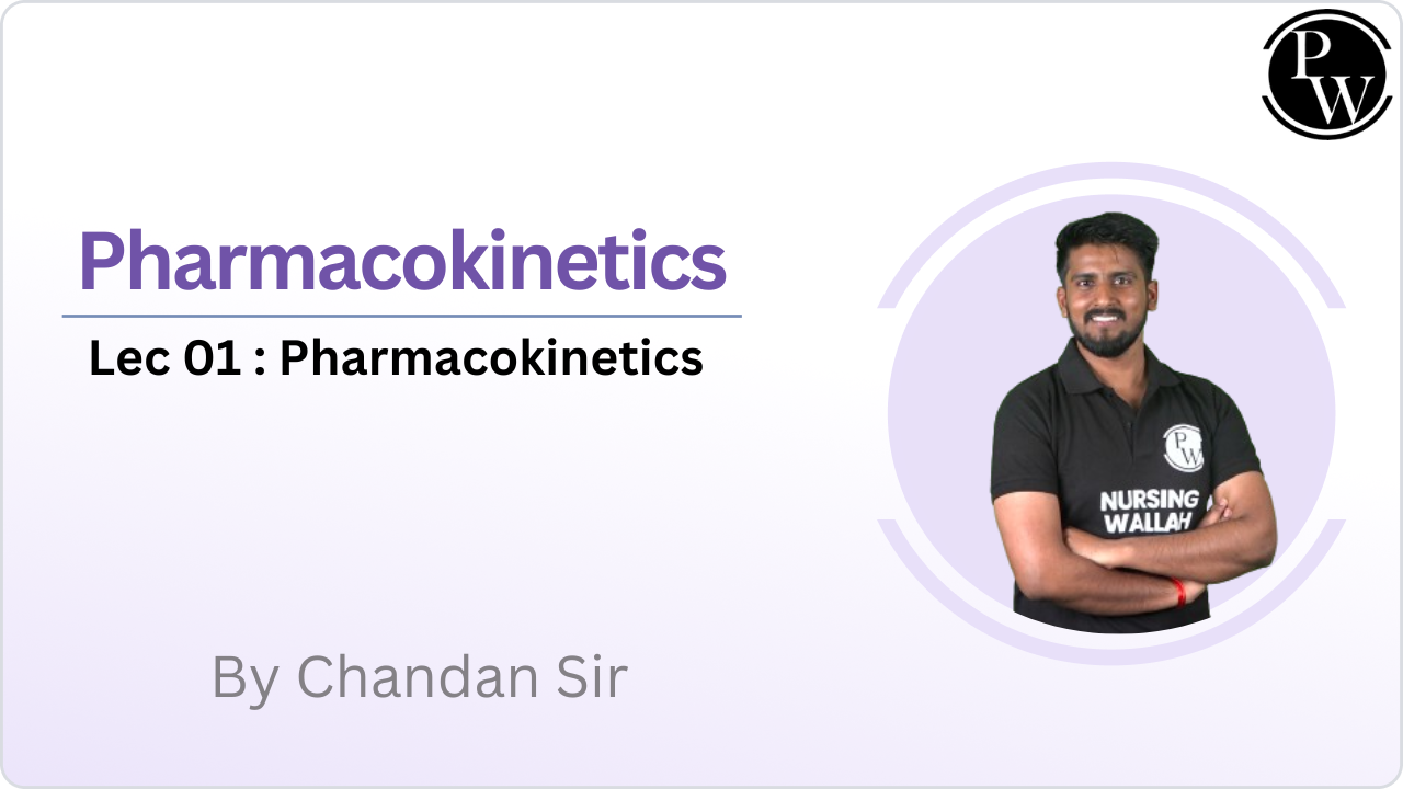 Pharmacokinetics 01 : Pharmacokinetics