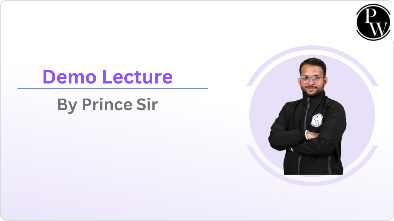 Demo Lecture : Prince Sir