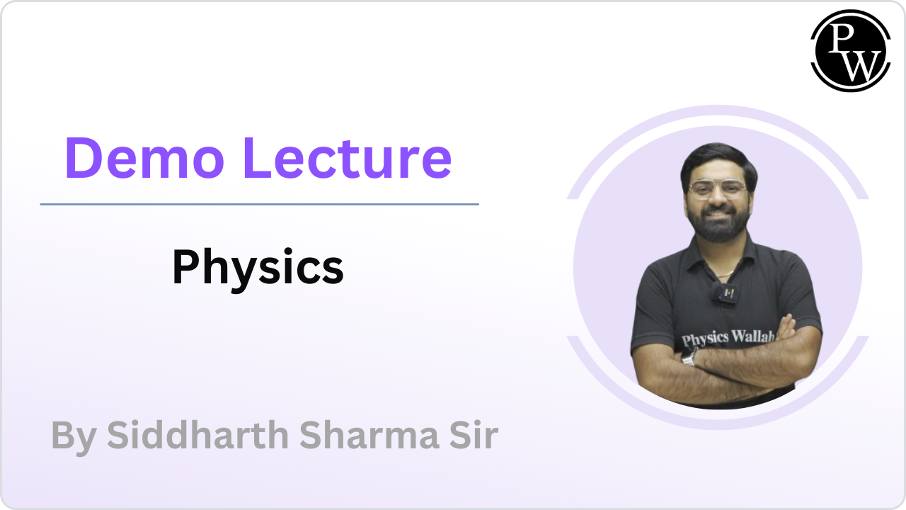 Demo Lecture By Siddharth Sharma Sir