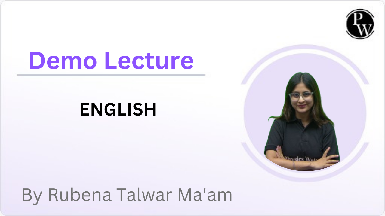 Demo Lecture By Rubena Talwar Ma'am