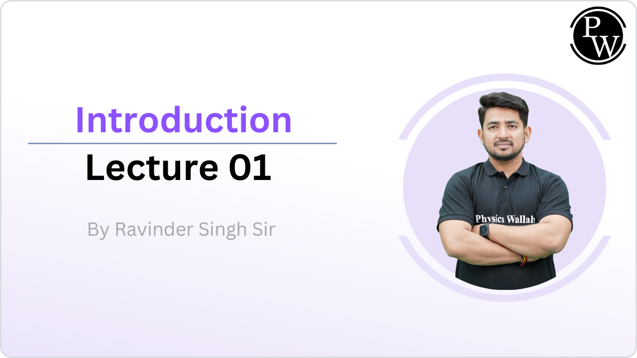 Introduction	 : Lecture 01