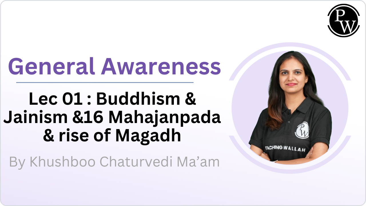 Buddhism & Jainism &16 Mahajanpada & rise of Magadh : Lecture 01