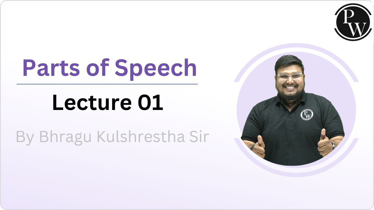 Parts of Speech 01