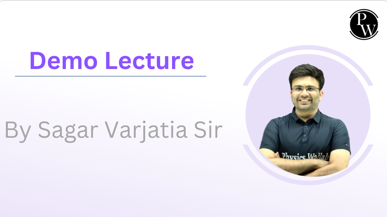 Demo Lecture By Sagar Varjatia Sir