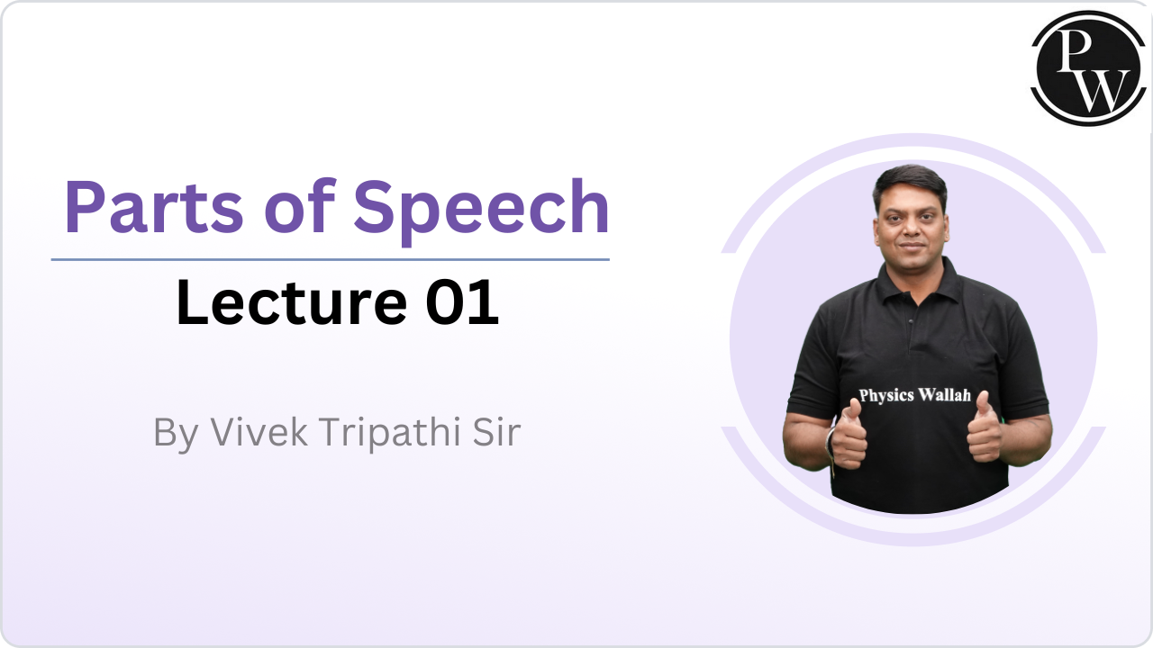 Parts of Speech 01 