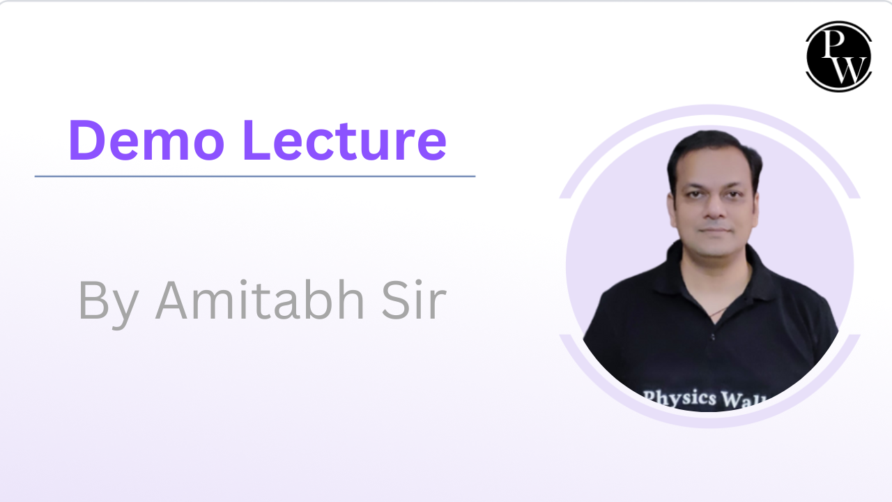 Demo Lecture By Amitabh Sir || Only Video 