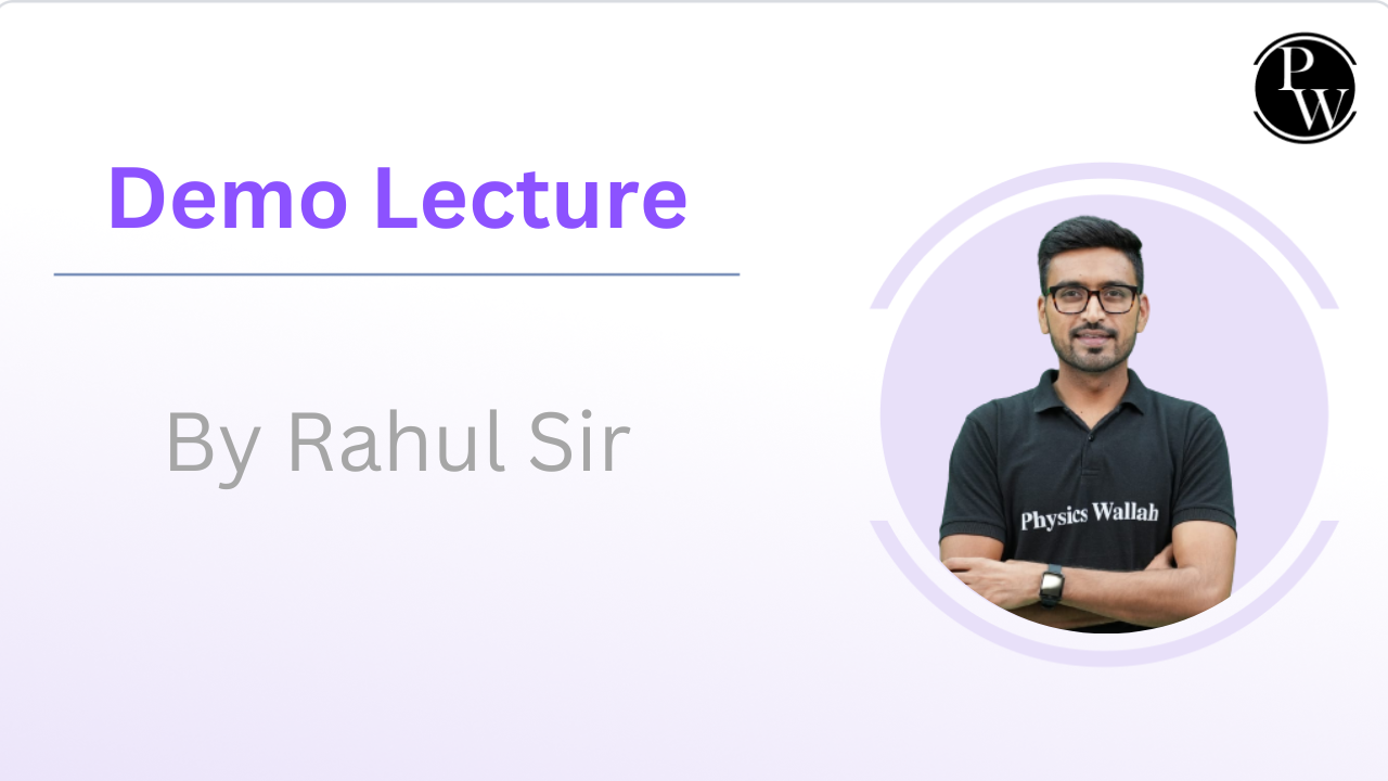 Demo Lecture By Rahul Sir 
