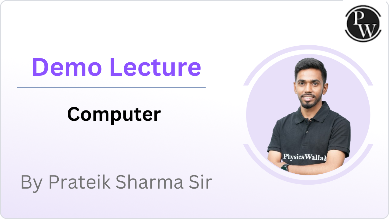 Demo Lecture by Prateik sir 