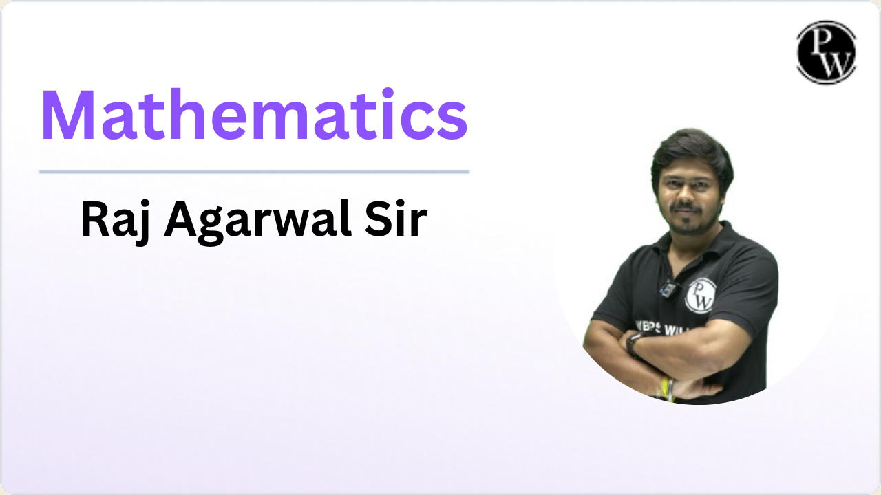 Demo Lecture : Raj Agarwal Sir