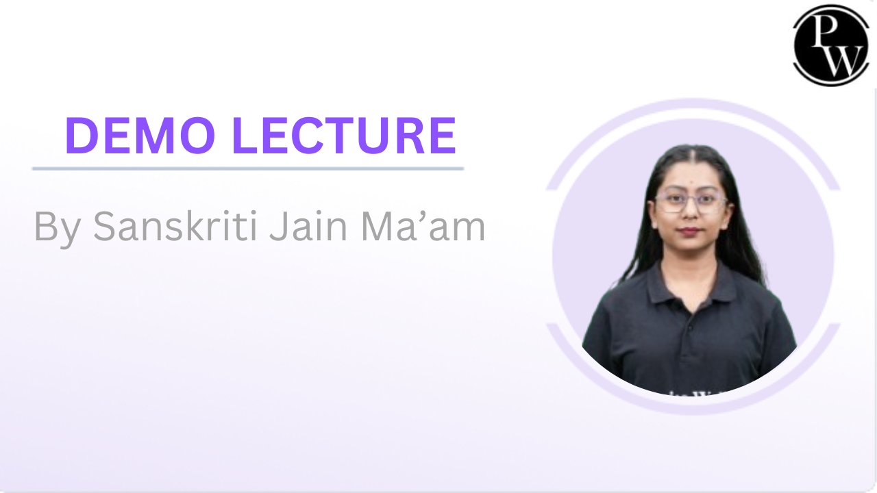 Demo Video : Sanskriti Ma'am